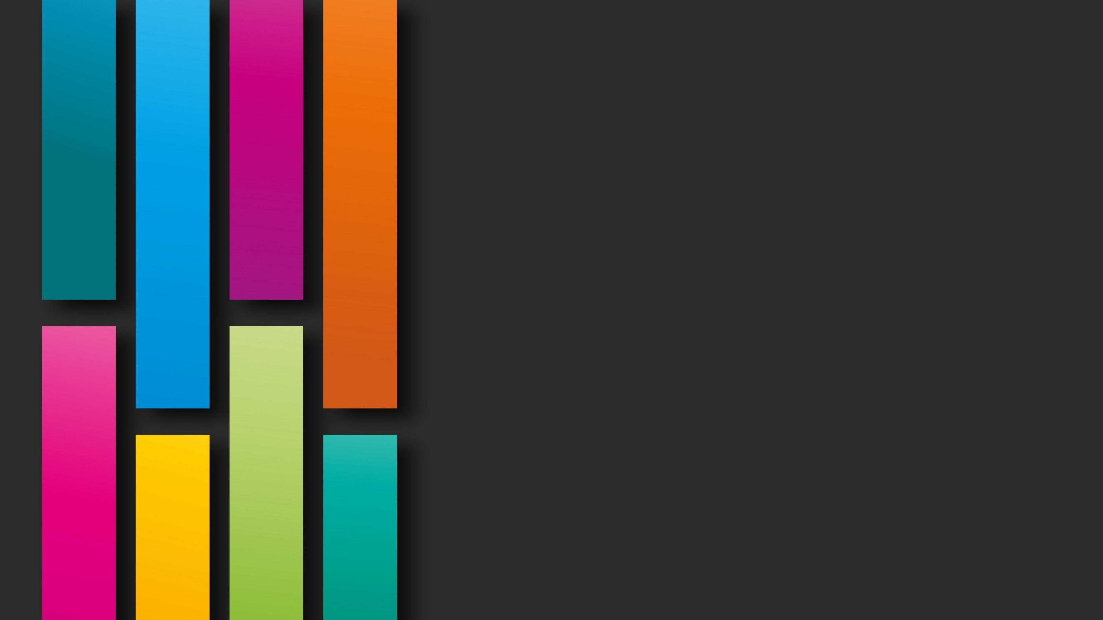 3840x2160 Colorful Lines Graphics Wallpaper. Wallpaper Studio 10