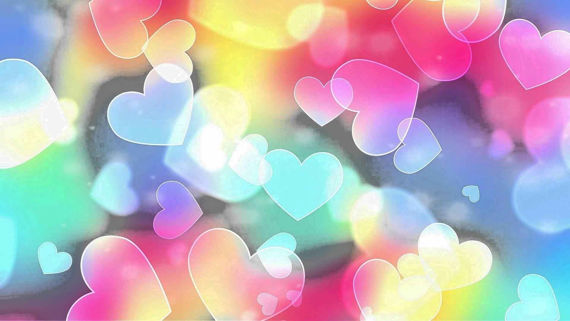 1920x1080 Colorful Hearts Wallpaper. Wallpaper Studio 10. Tens of thousands