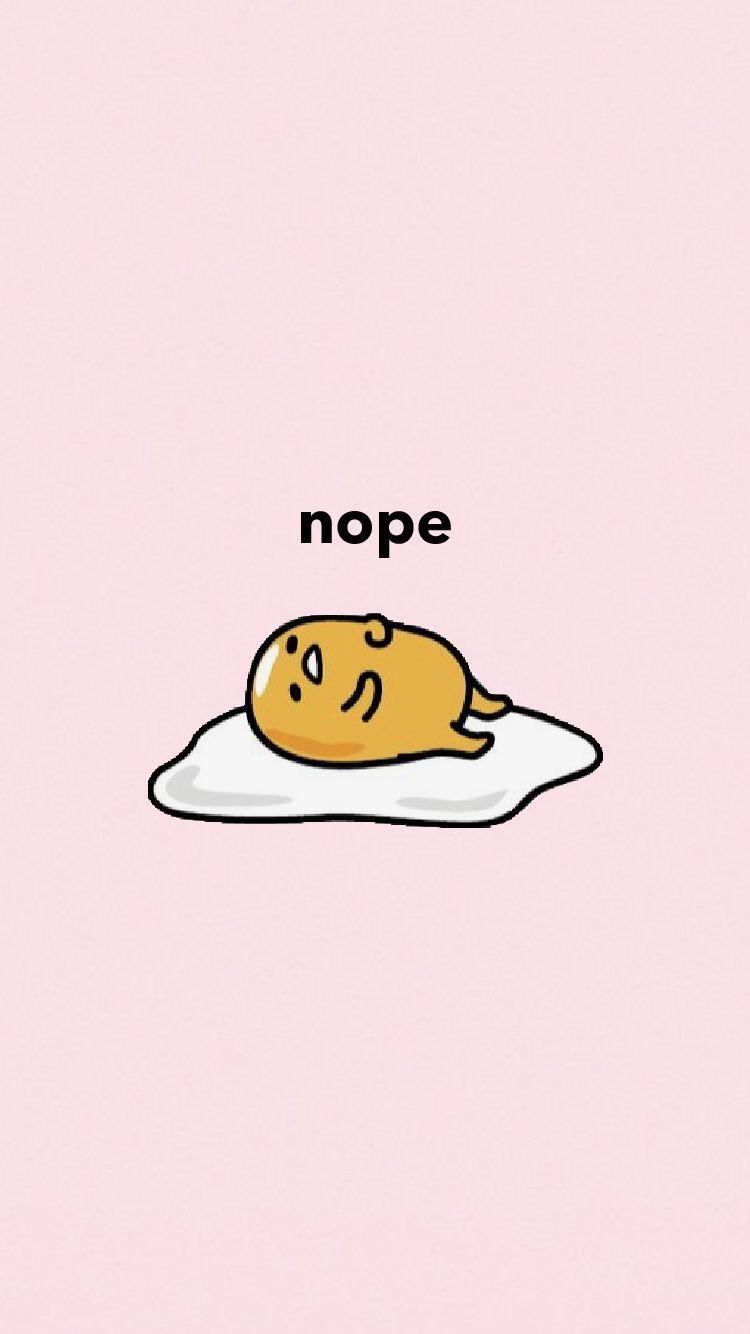 750x1334 Aesthetic Gudetama Phone Wallpaper