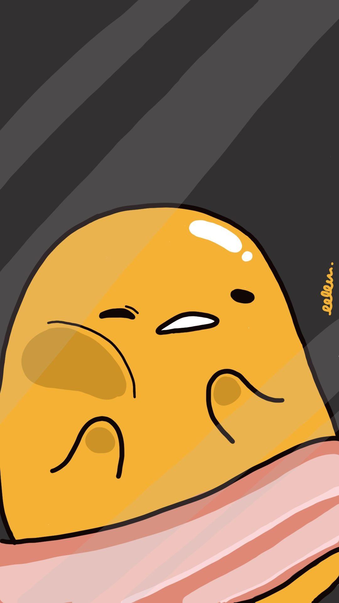 1080x1920 Please use the following link to download the wallpaper for free /open?id=1qXMmy7. Cool wallpaper cartoon, Gudetama, Kawaii wallpaper