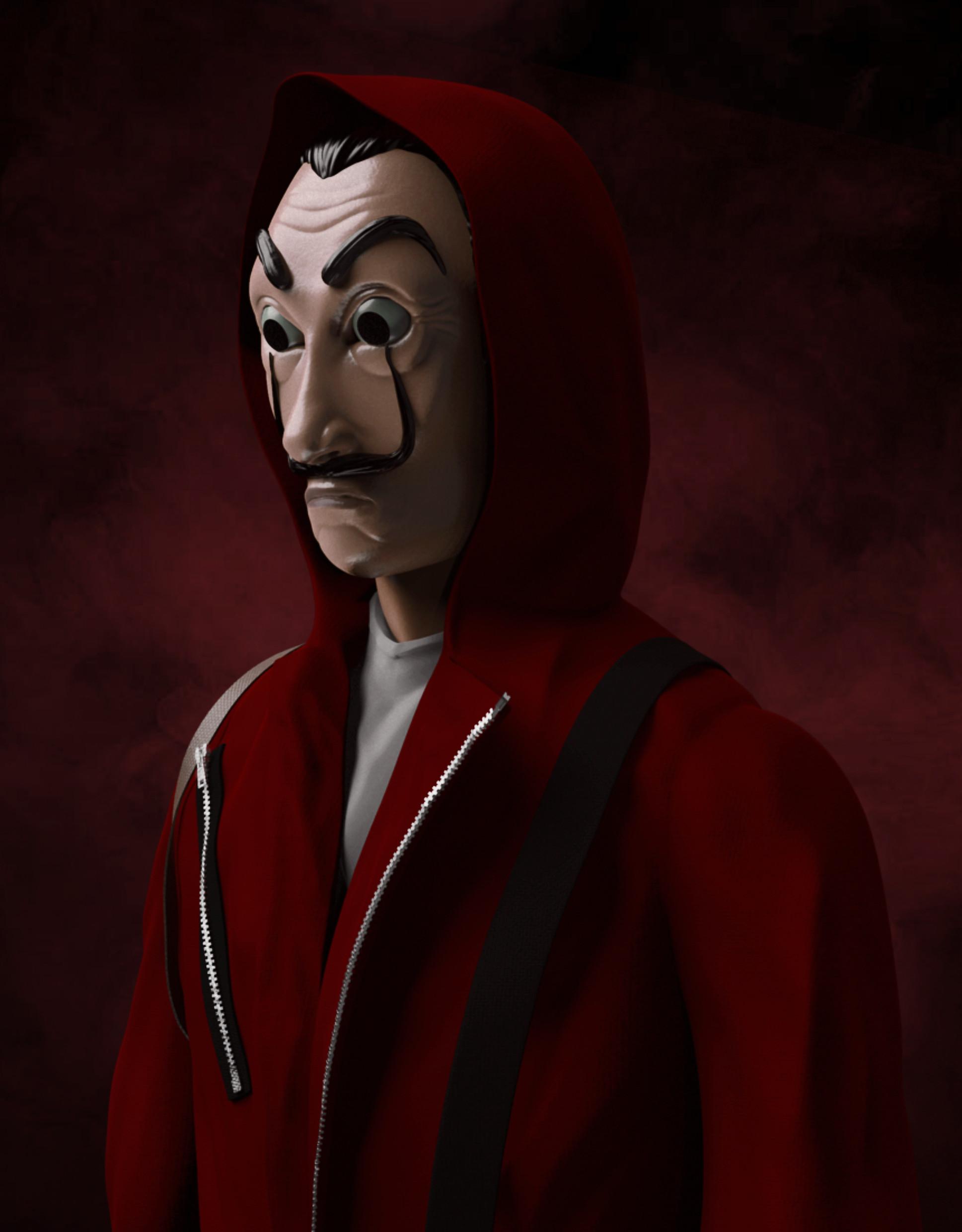 1937x2480 Ninb Adam Heist Mask Fanart