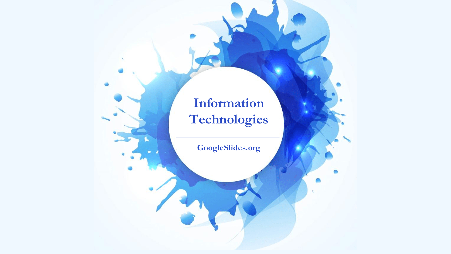 1920x1080 Information Technologies Powerpoint Template · Business & Finance, Technology · Google Slides Templates