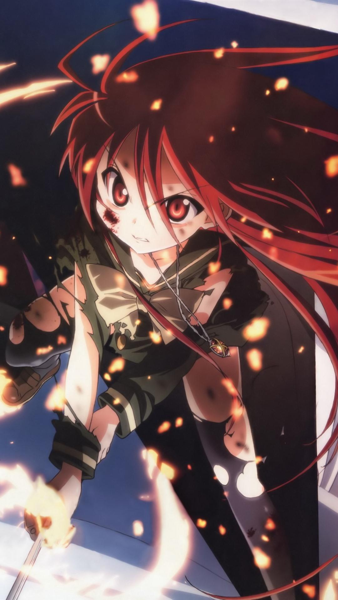 1080x1920 Wallpaper Shakugan no Shana, anime girl and boy 2880x1800 HD Picture, Image