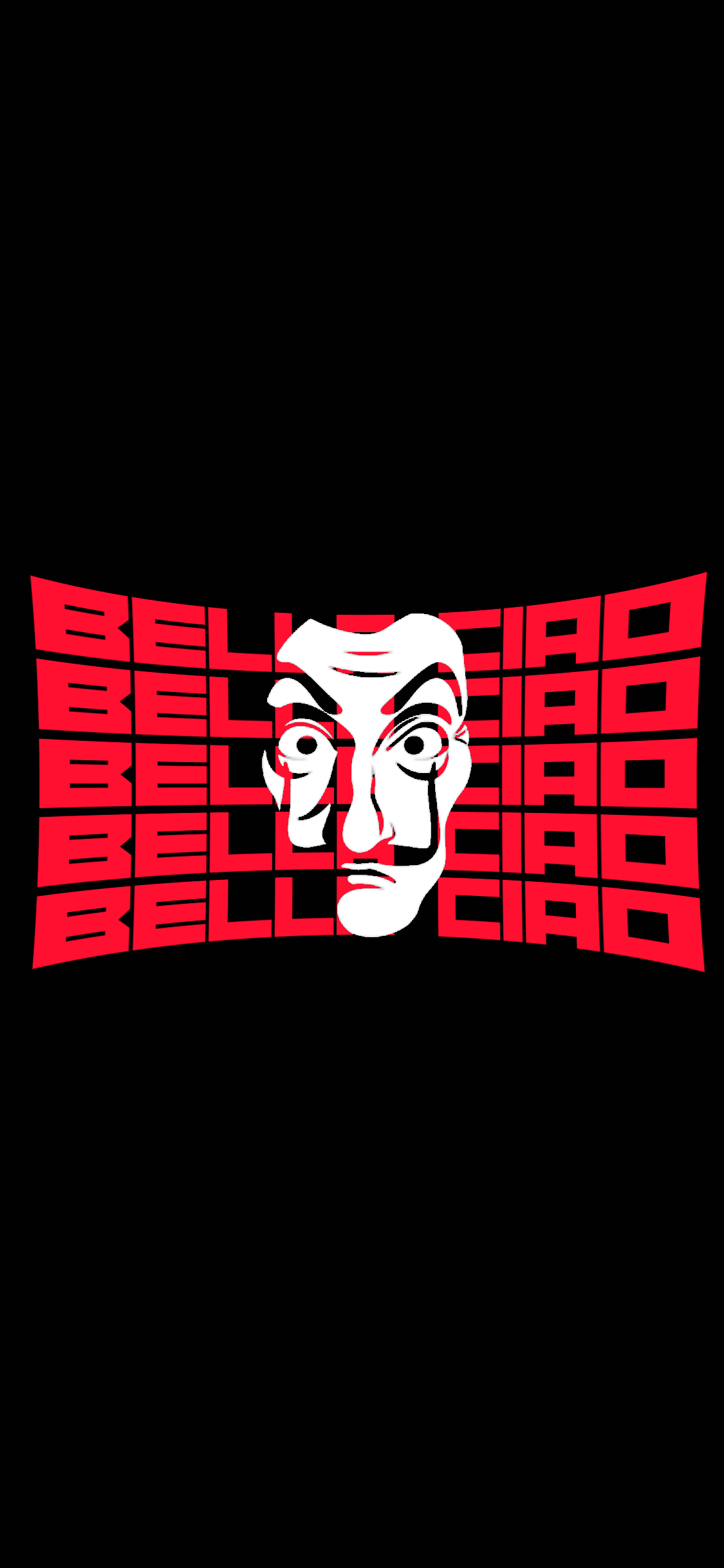 1125x2436 Bella Ciao Money Heist Wallpaper Mobile