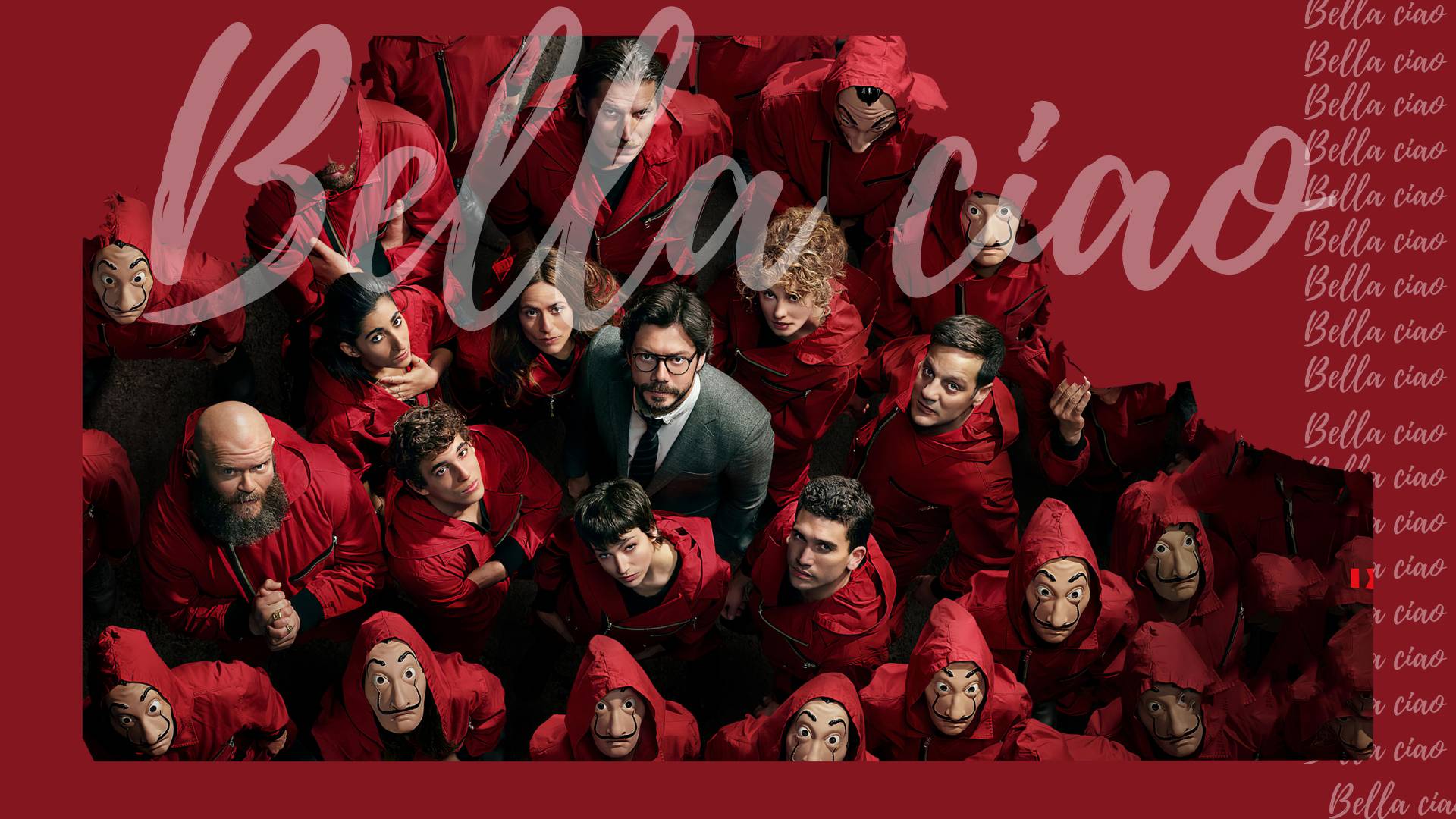 1920x1080 Money Heist HD All Characters 1080P Laptop Full HD Wallpaper, HD TV Series 4K Wallpaper, Image, Photo and Background