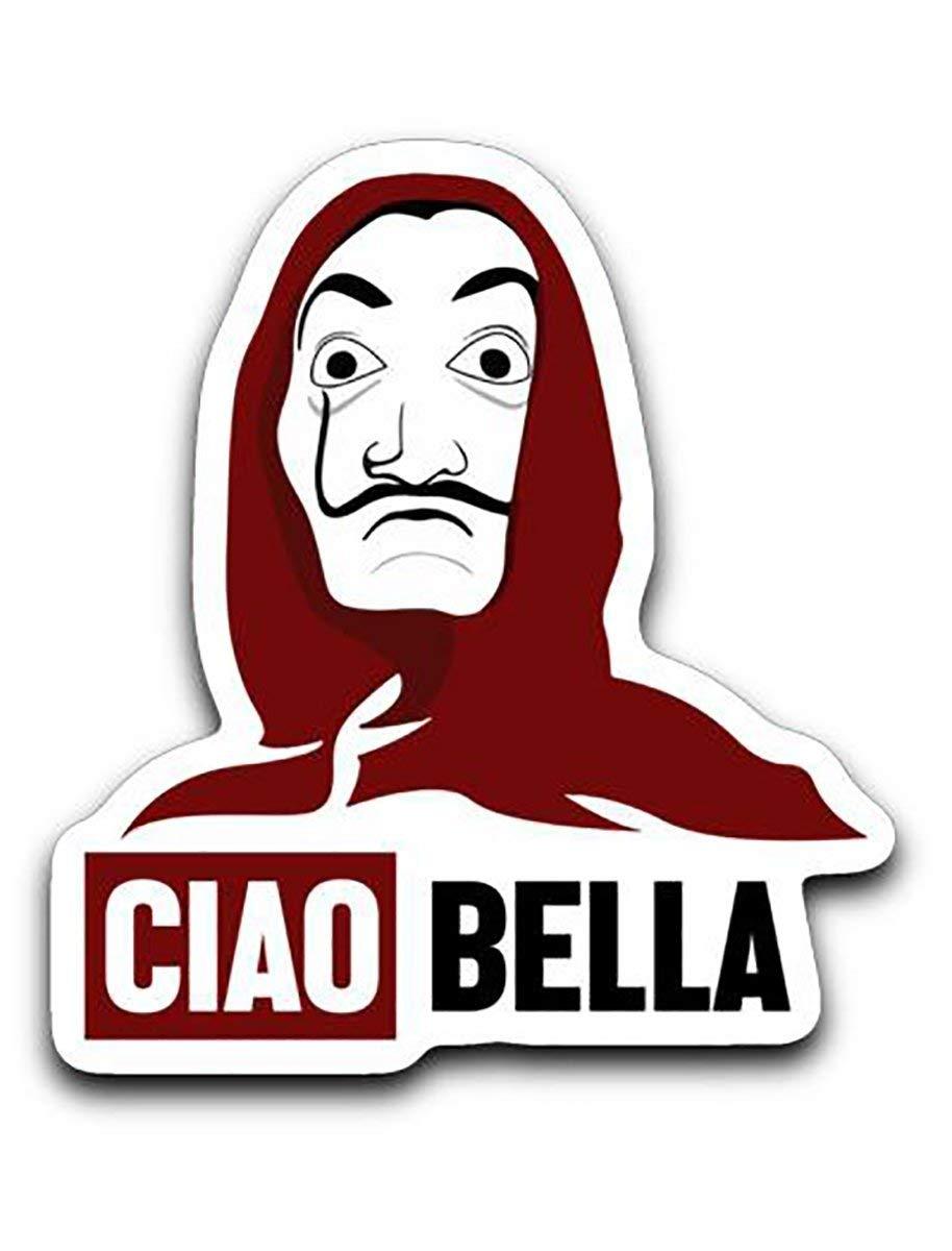914x1200 95Vibes Bella Ciao Money Heist Casa De Papel Inspired Vinyl Decal Sticker 3''x4''- Buy Online in Haiti at Desertcart