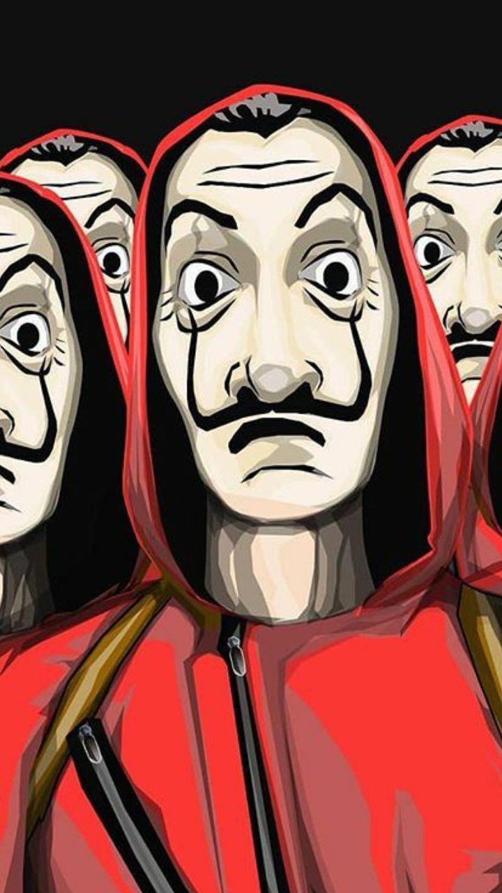 720x1280 Money Heist Wallpaper