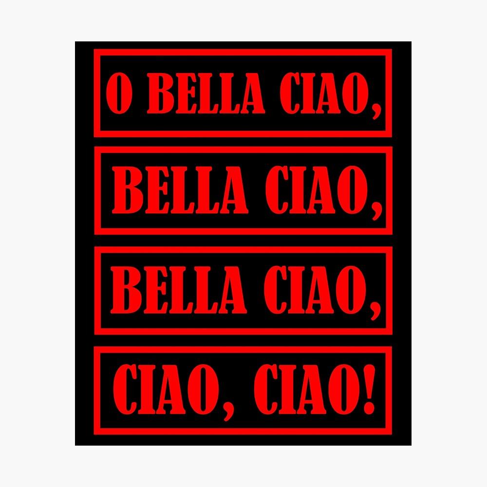 1000x1000 Bella Ciao Heist Poster