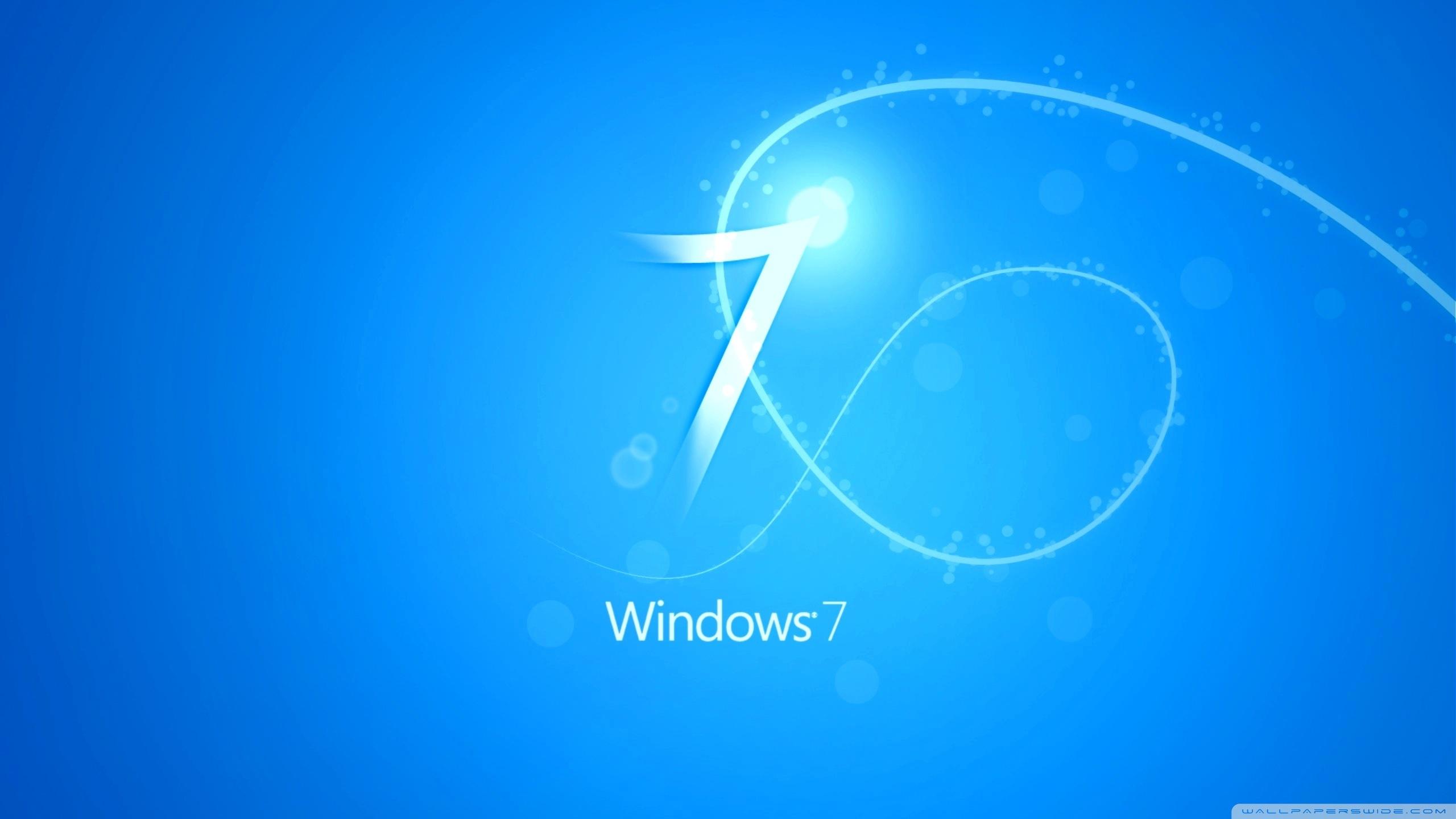 2560x1440 Blue Windows 7 Background Ultra HD Desktop Background Wallpaper for 4K UHD TV : Multi Display, Dual Monitor : Tablet
