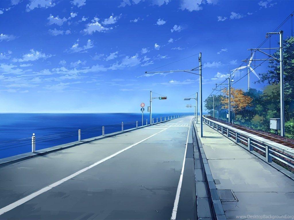 Blue Anime Scenery Wallpapers - Top Free Blue Anime Scenery Backgrounds