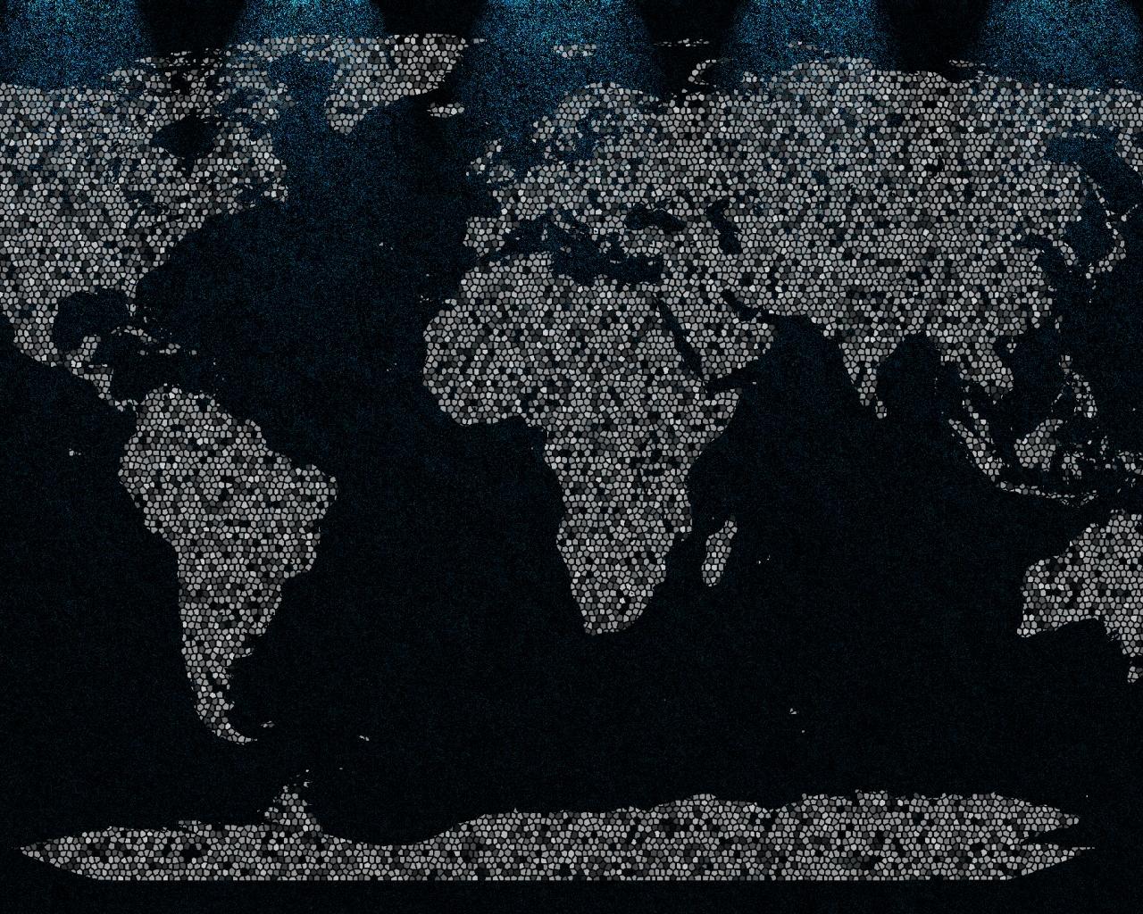 1280x1024 World Map desktop PC and Mac wallpaper