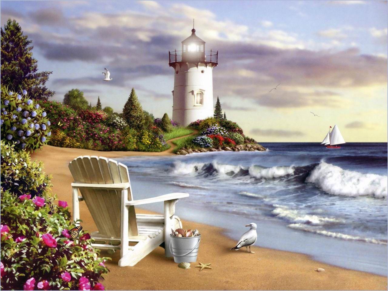 1280x960 Image detail for -Lighthouse Painting : Beautiful Lighthouses Picture, Lighthouses. Lighthouse painting, Lighthouse art, Lighthouse picture