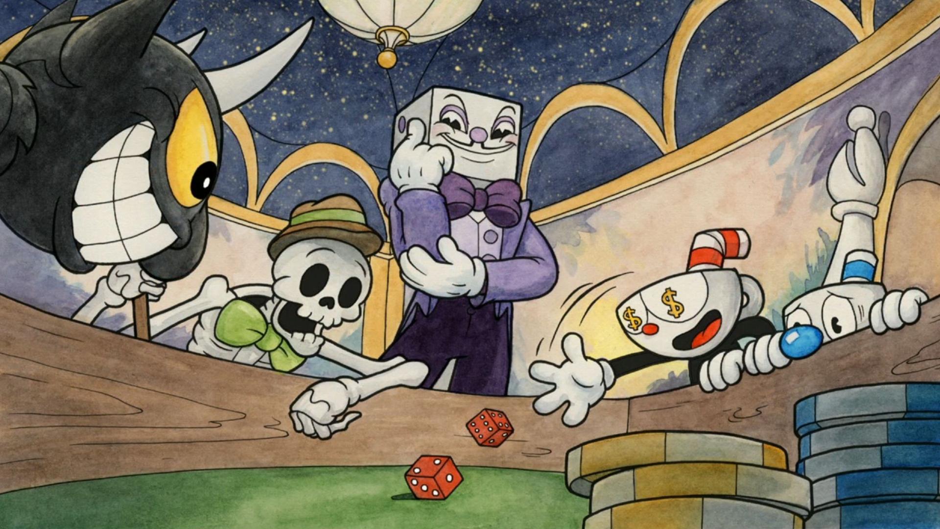 1920x1080 Cuphead Mugman King Dice The Devil HD
