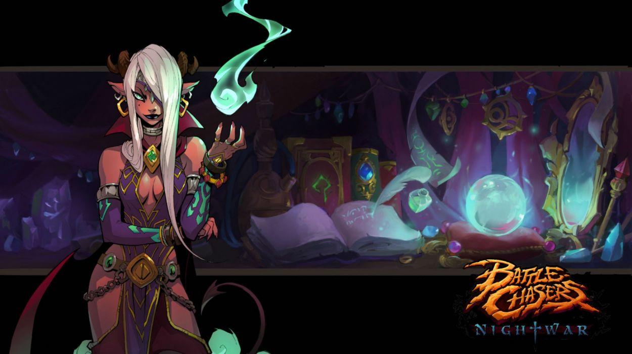 1250x700 BATTLE CHASERS NIGHTWAR Action Fantasy Fighting Rpg Strategy Warrior Sci Fi Futuristic Mmo Comics Game Videogame Wallpaperx1075