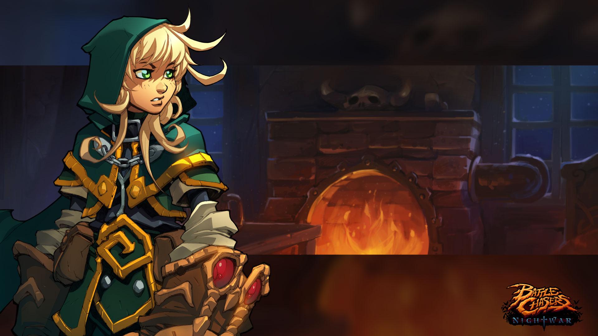 Battle Chasers: Nightwar. Battle Chasers: Night War. Battle Chasers Nightwar Галли. Battle Chasers Nightwar бой.