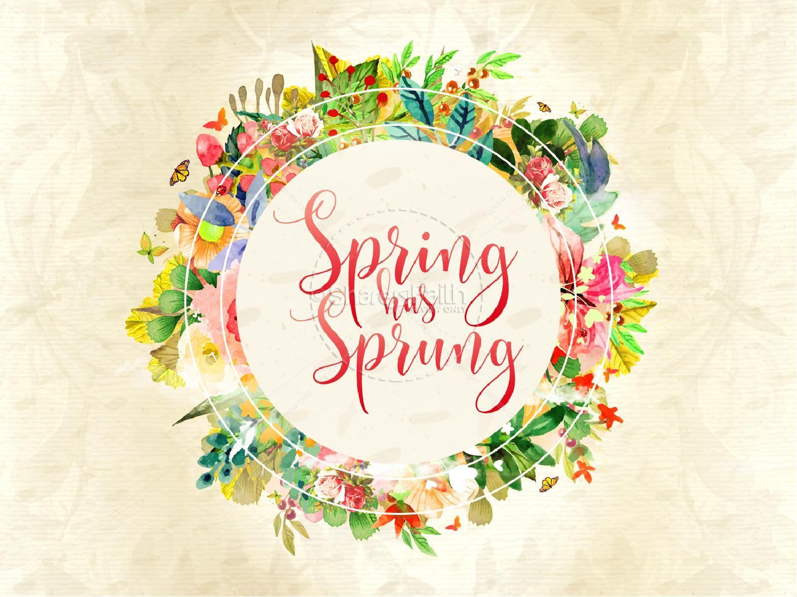 1600x1200 Spring Has Sprung Church Worship Background