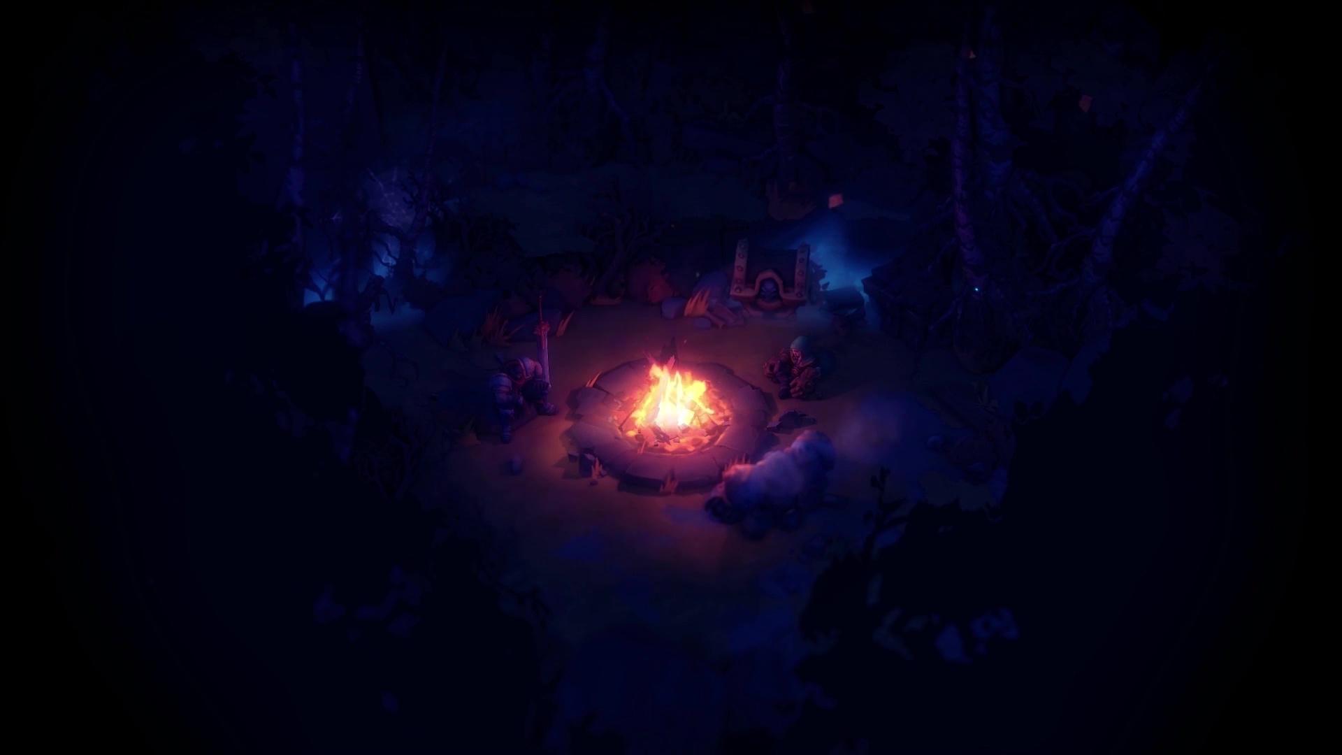 1920x1080 Battle Chasers in Woods (Night) Live Wallpaper