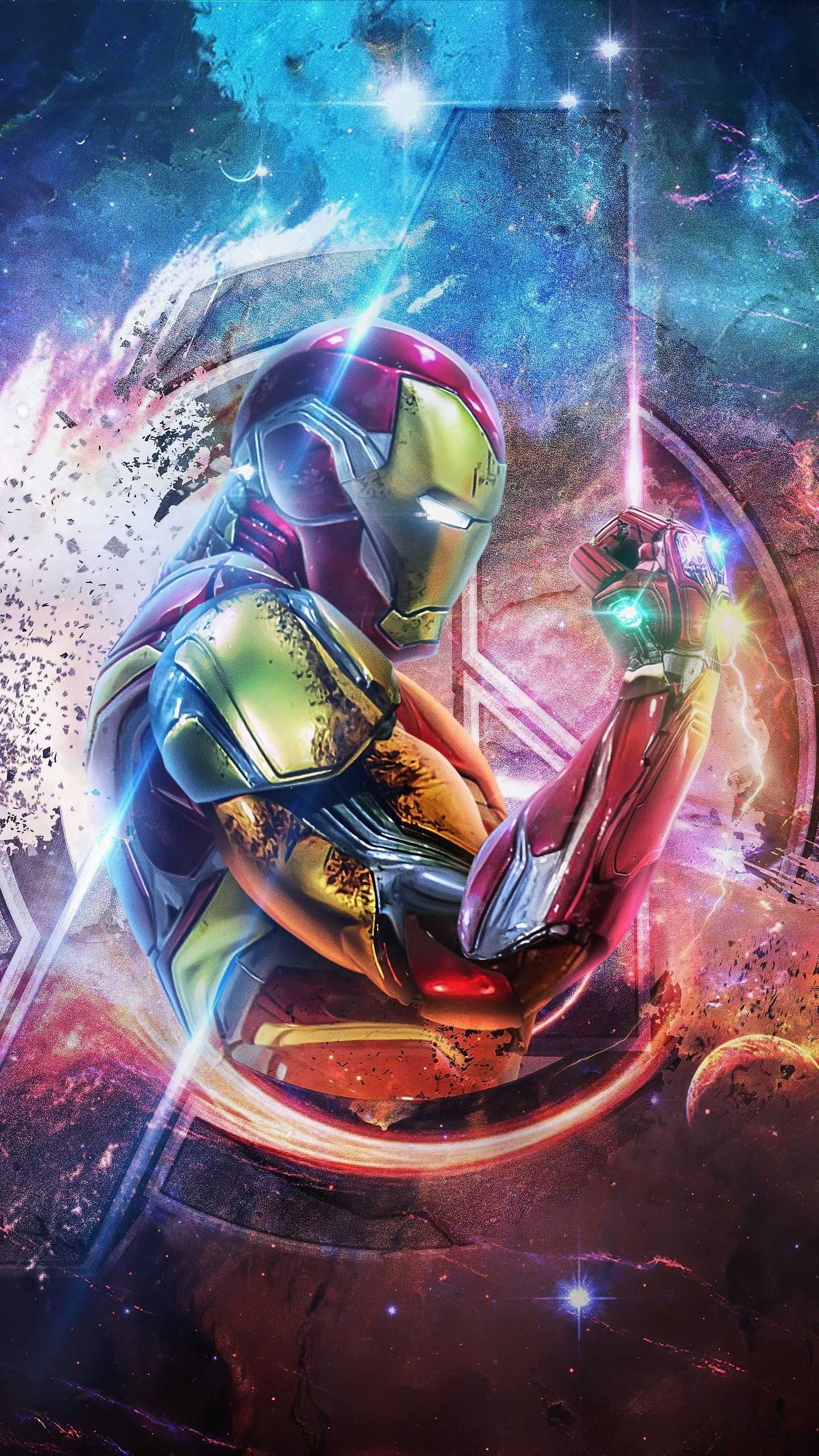1440x2560 Iron Man Wallpaper