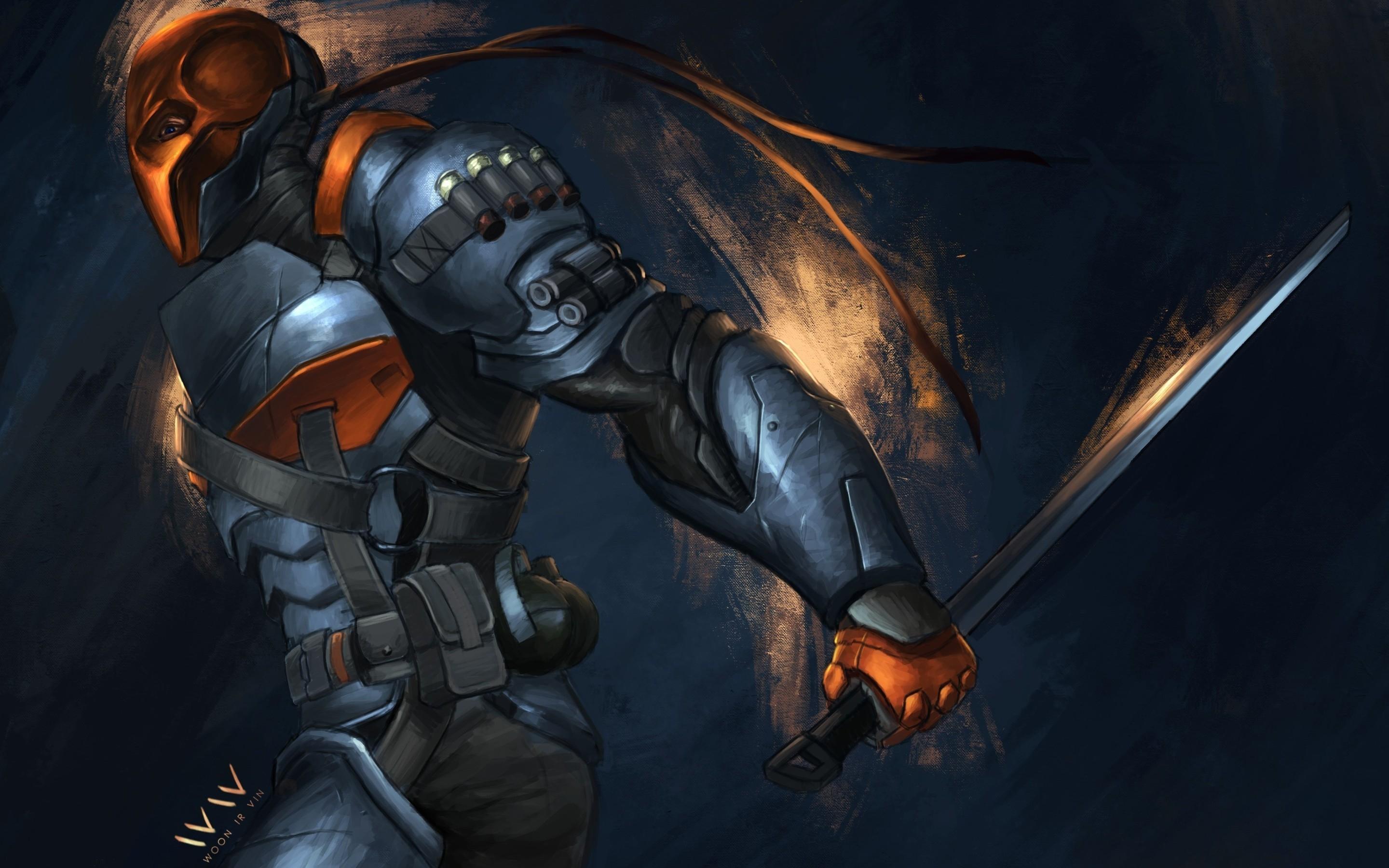 2880x1800 Deathstroke Batman Arkham Origins HD Wallpaper