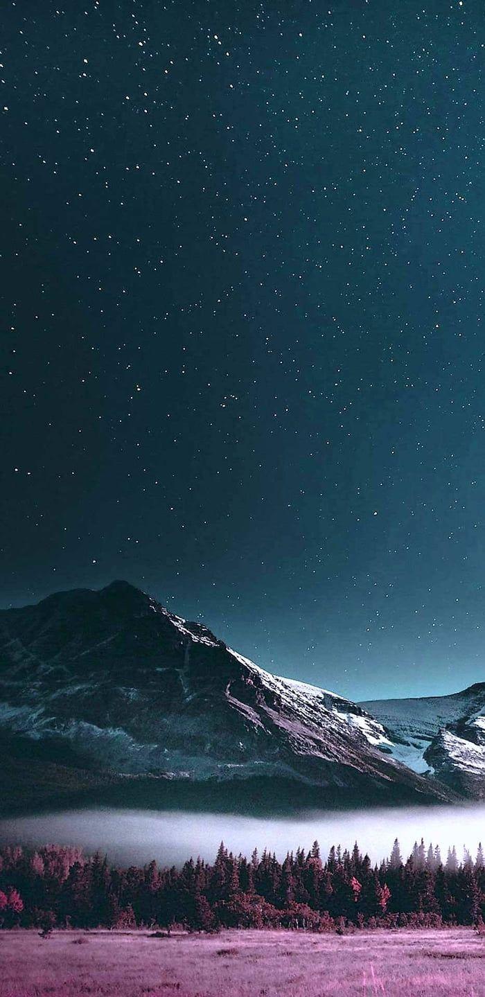 700x1439 Mountains and stars