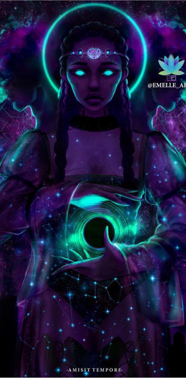 630x1280 Ebony Goddess wallpaper
