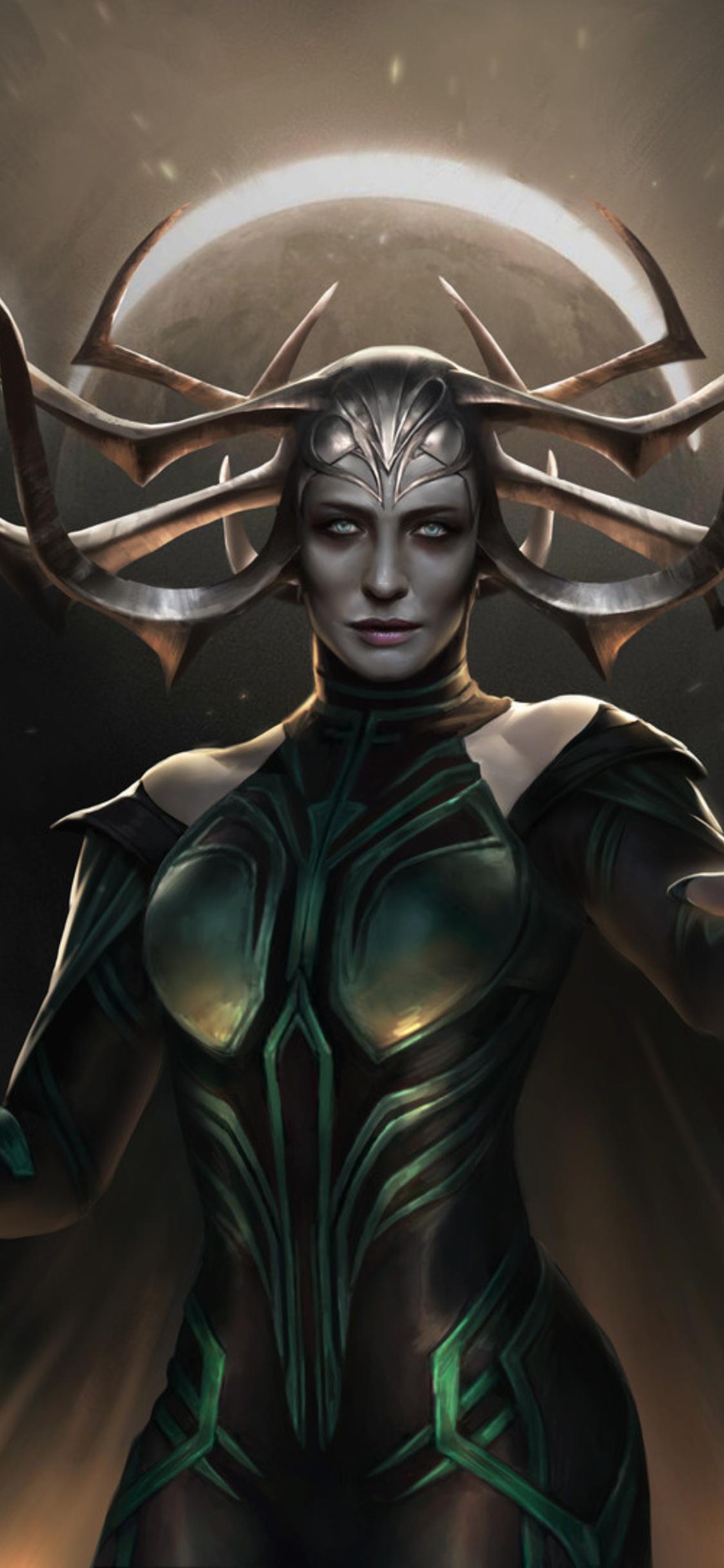 1125x2436 Hela The Goddess Of Death Artwork iPhone XS, iPhone iPhone X HD 4k Wallpaper, Image, Background, Photo and Picture