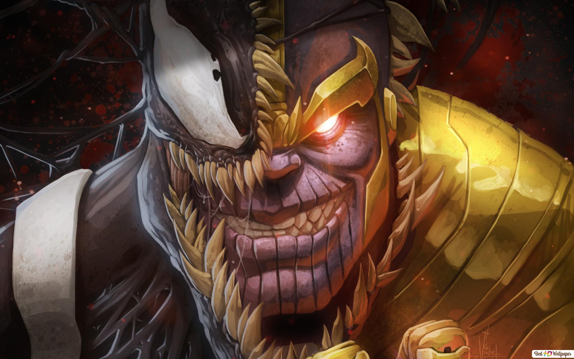1920x1200 Venom Thanos HD wallpaper download
