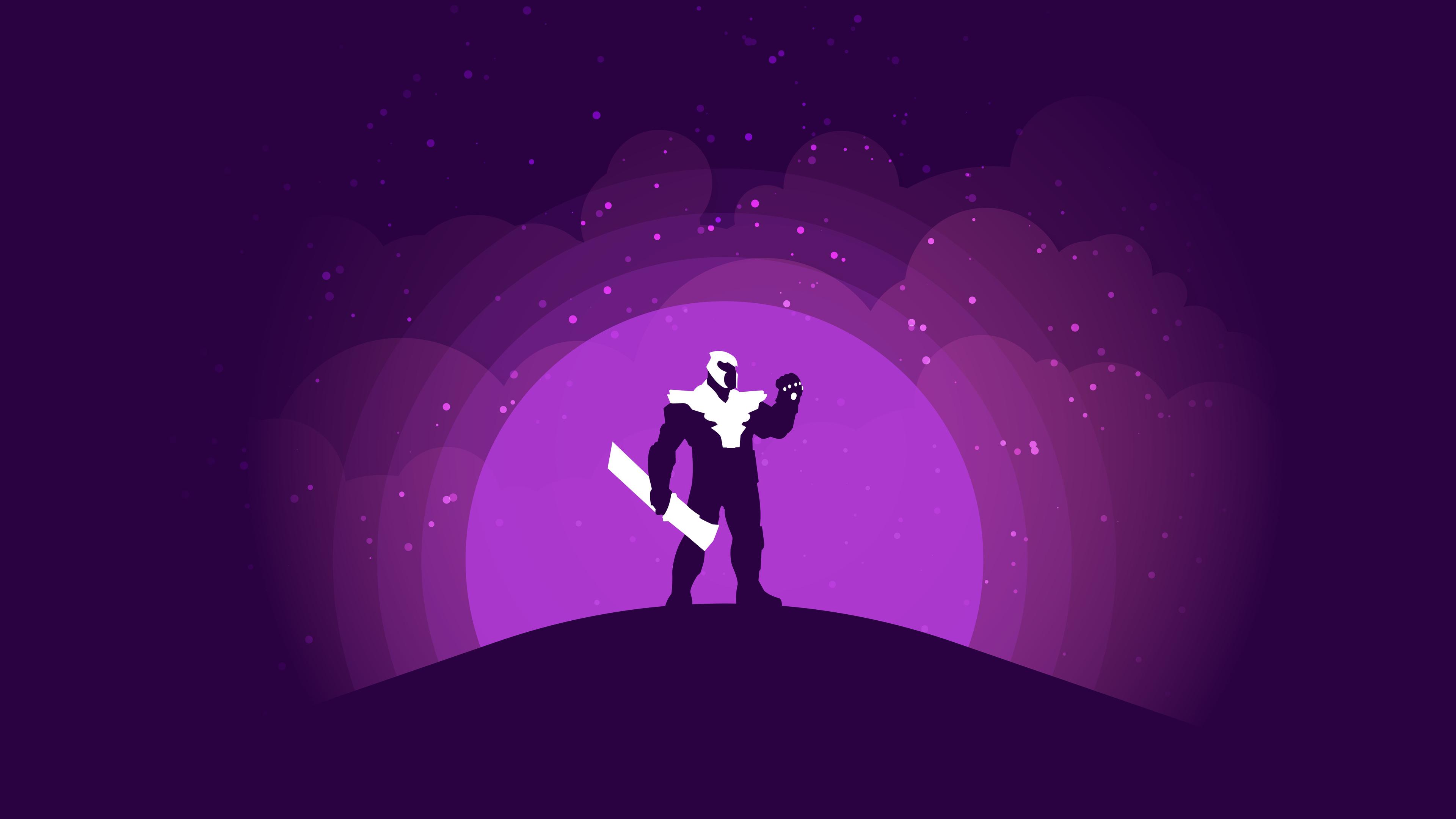 3840x2160 Wallpaper 4k Thanos New Art 4k Wallpaper