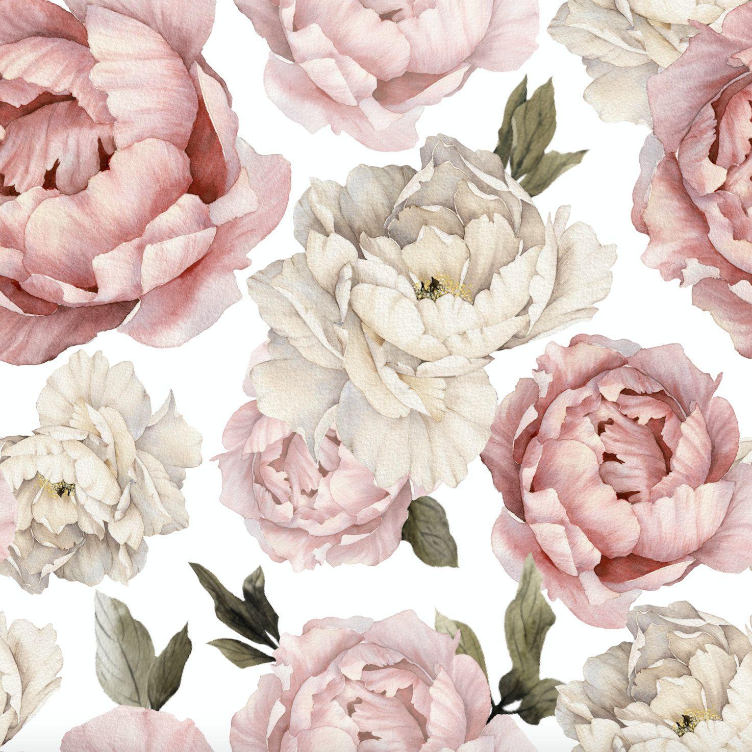 1474x1474 Peony Wallpaper