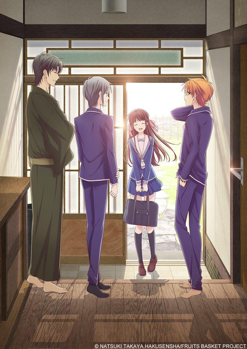 849x1200 Fruits Basket Mobile Wallpaper