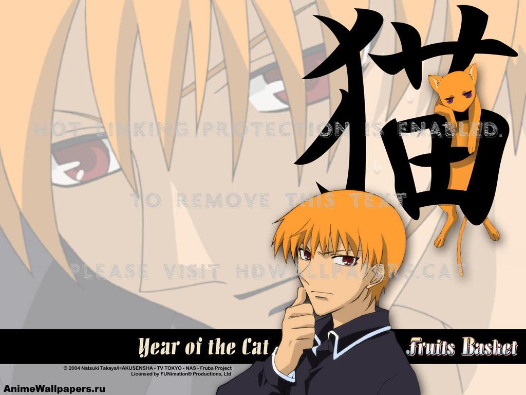 1024x768 Desktop Kyo Sohma Anime Fruits Basket In Japanese Writing