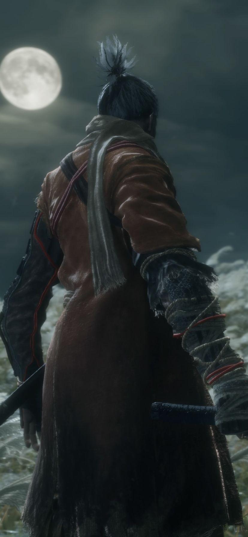 828x1792 Sekiro Phone Wallpaper