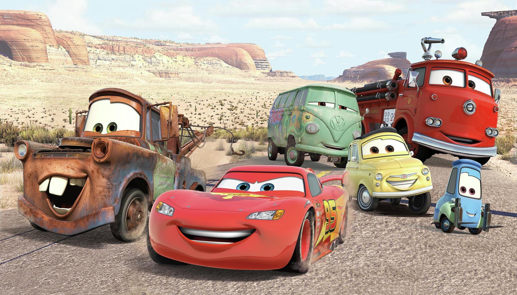 1799x1028 Disney Pixar Cars Desert Wallpaper Mural