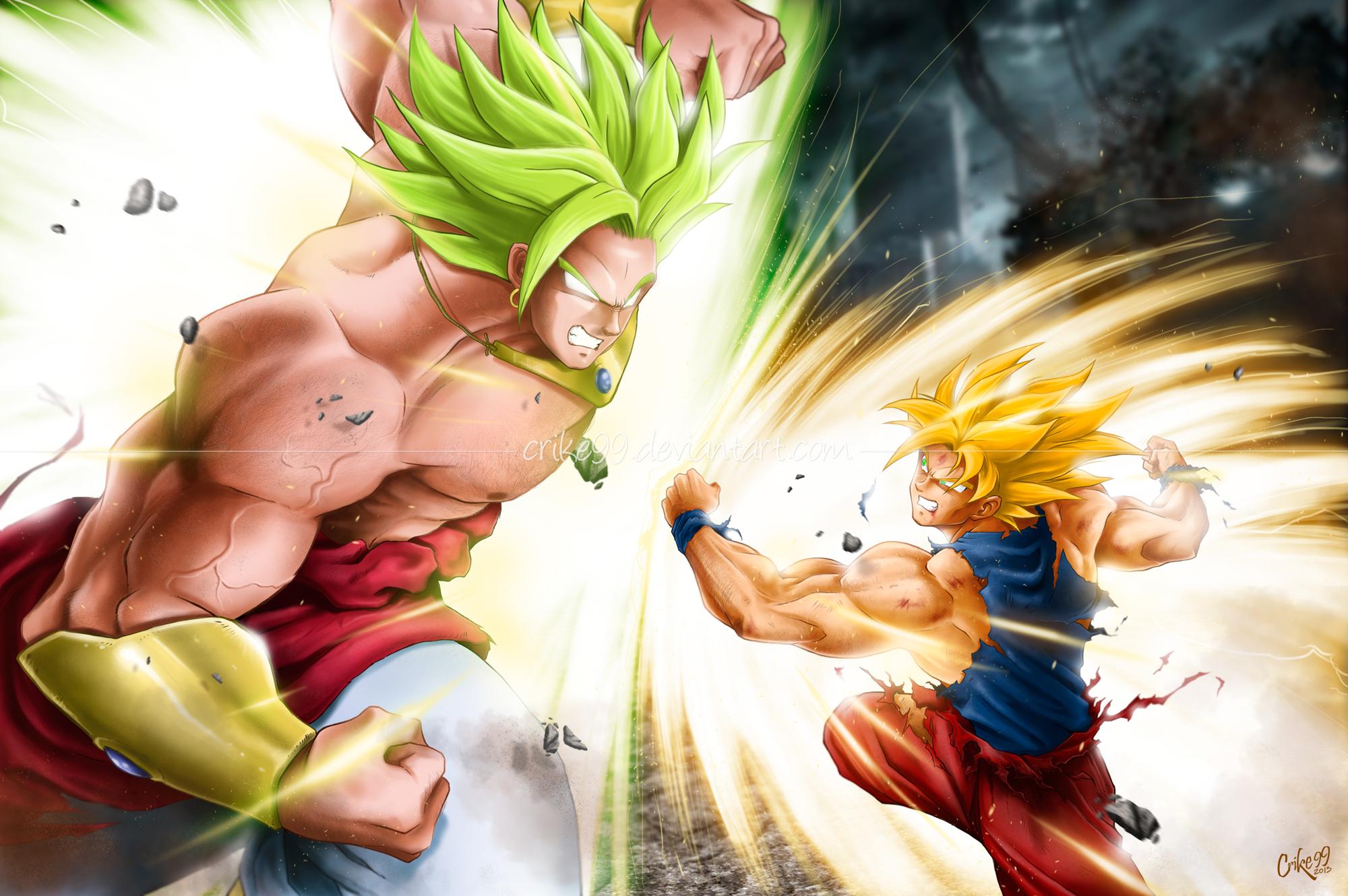 2000x1330 Goku vs Broly Wallpaper