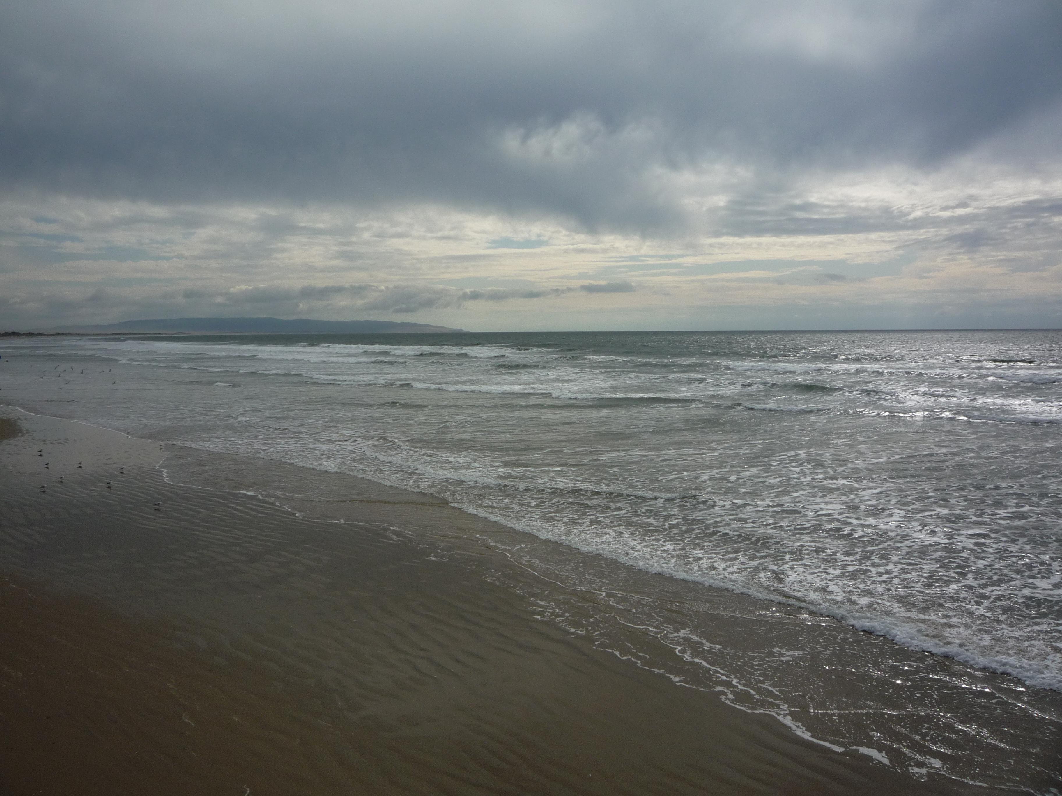 3648x2736 Beach cloudy HD wallpaper