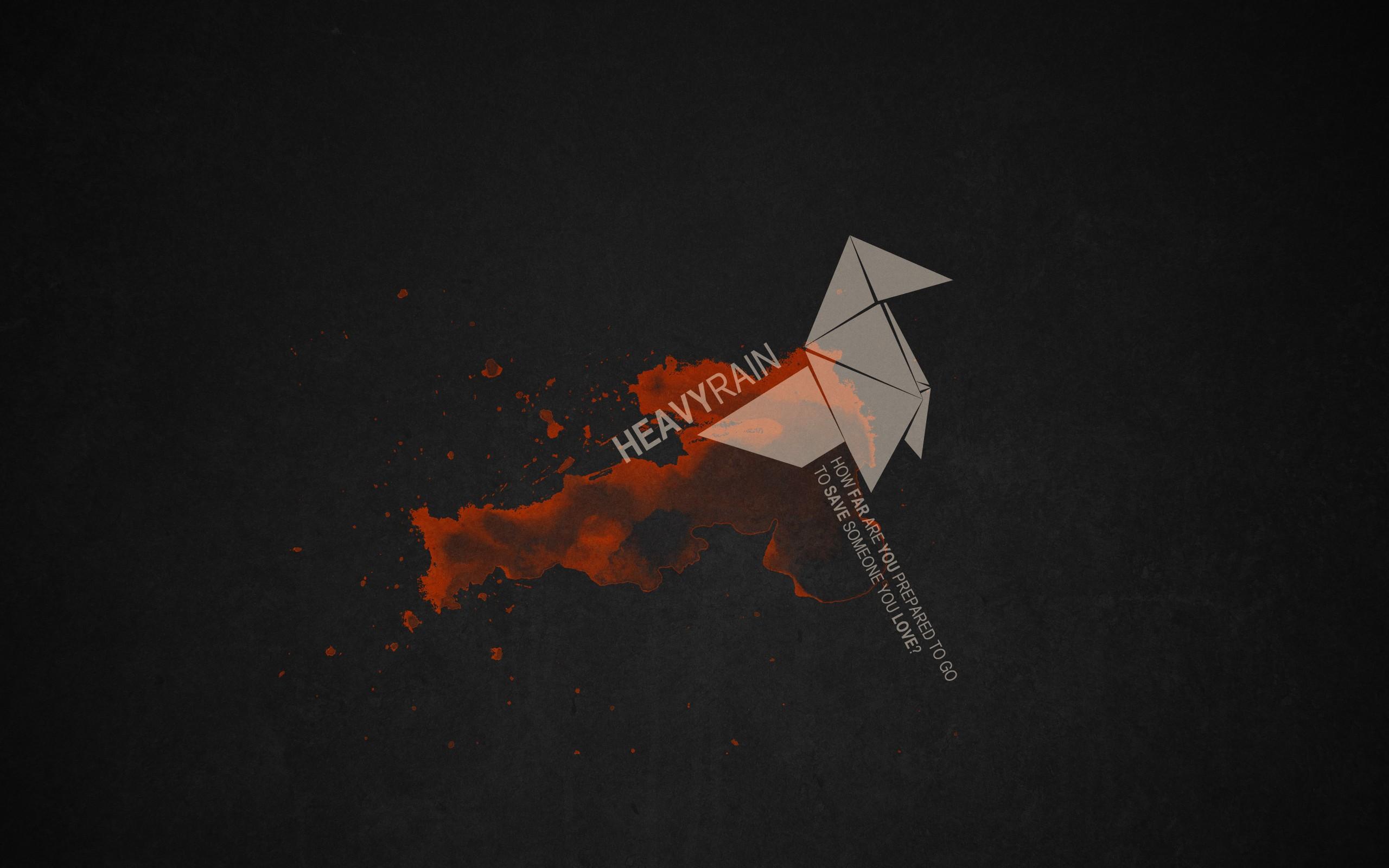 2560x1600 Heavy Rain Video Games Video Game Art Quantic Dream Wallpaper:2560x1600