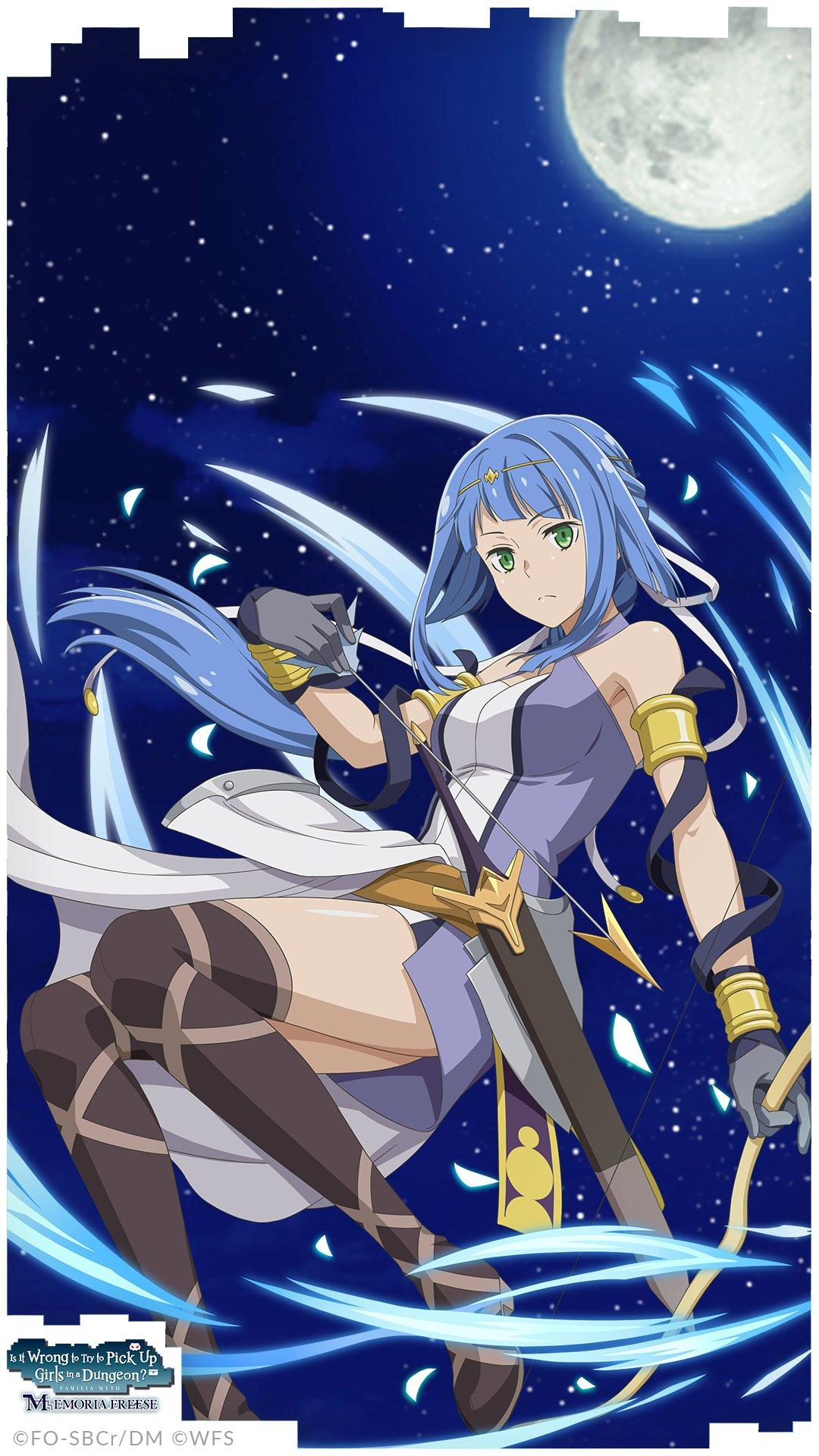 1080x1920 DanMachi Memoria Freese aimed her arrow at my heart