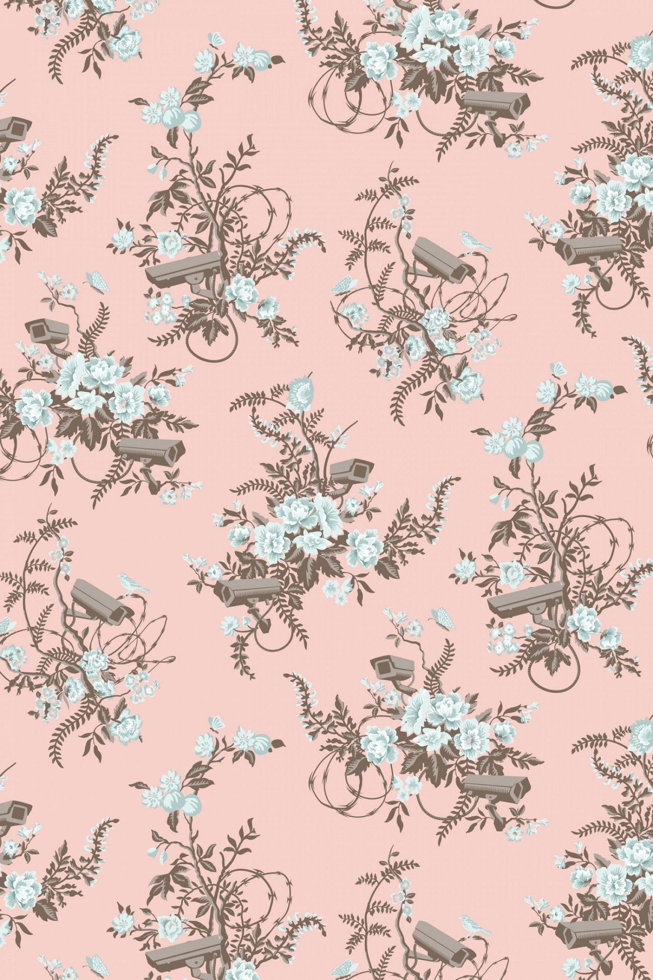 1280x1920 Vigilant Floral Digital · Flavor Paper