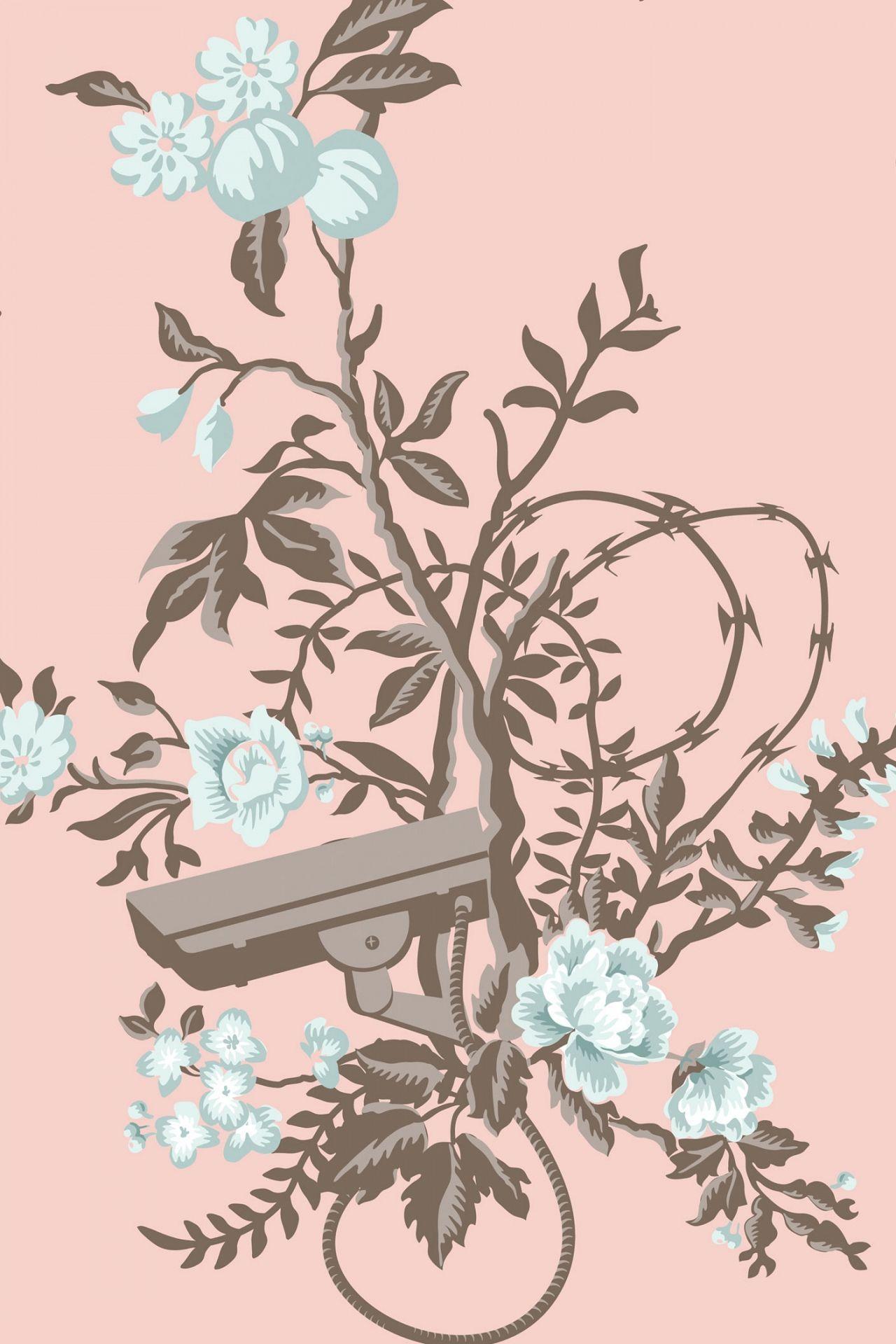 1280x1920 Vigilant Floral Digital · Flavor Paper