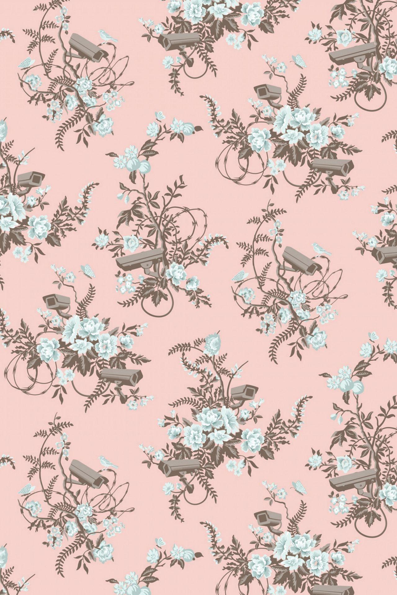 1280x1920 Vigilant Floral Digital · Flavor Paper