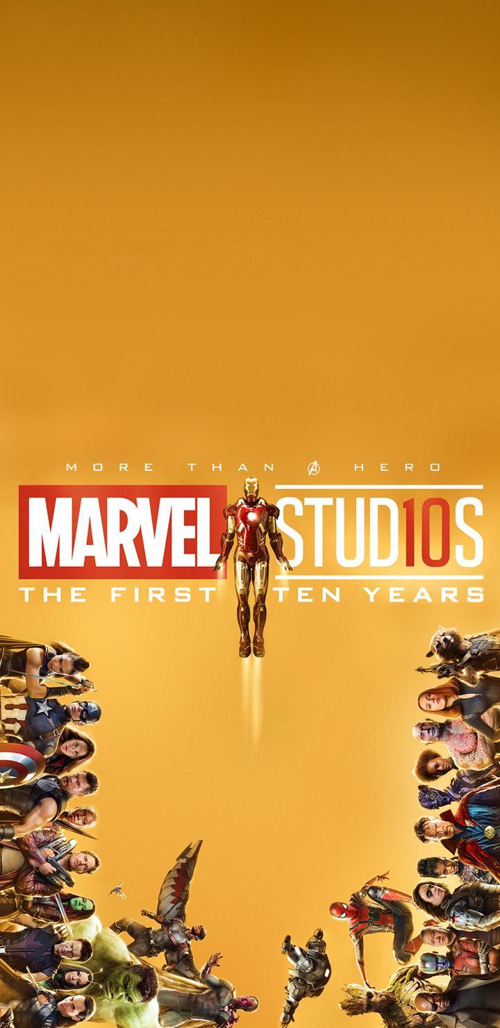 720x1480 Marvel Studios: 10 Year Phone Wallpaper {Links}