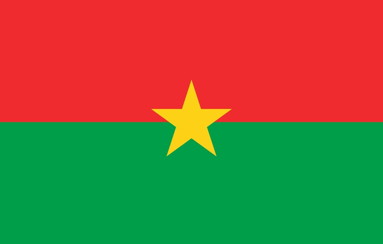 1332x850 Wallpaper green, red, star, yellow, flag, Burkina Faso image for desktop, section разное