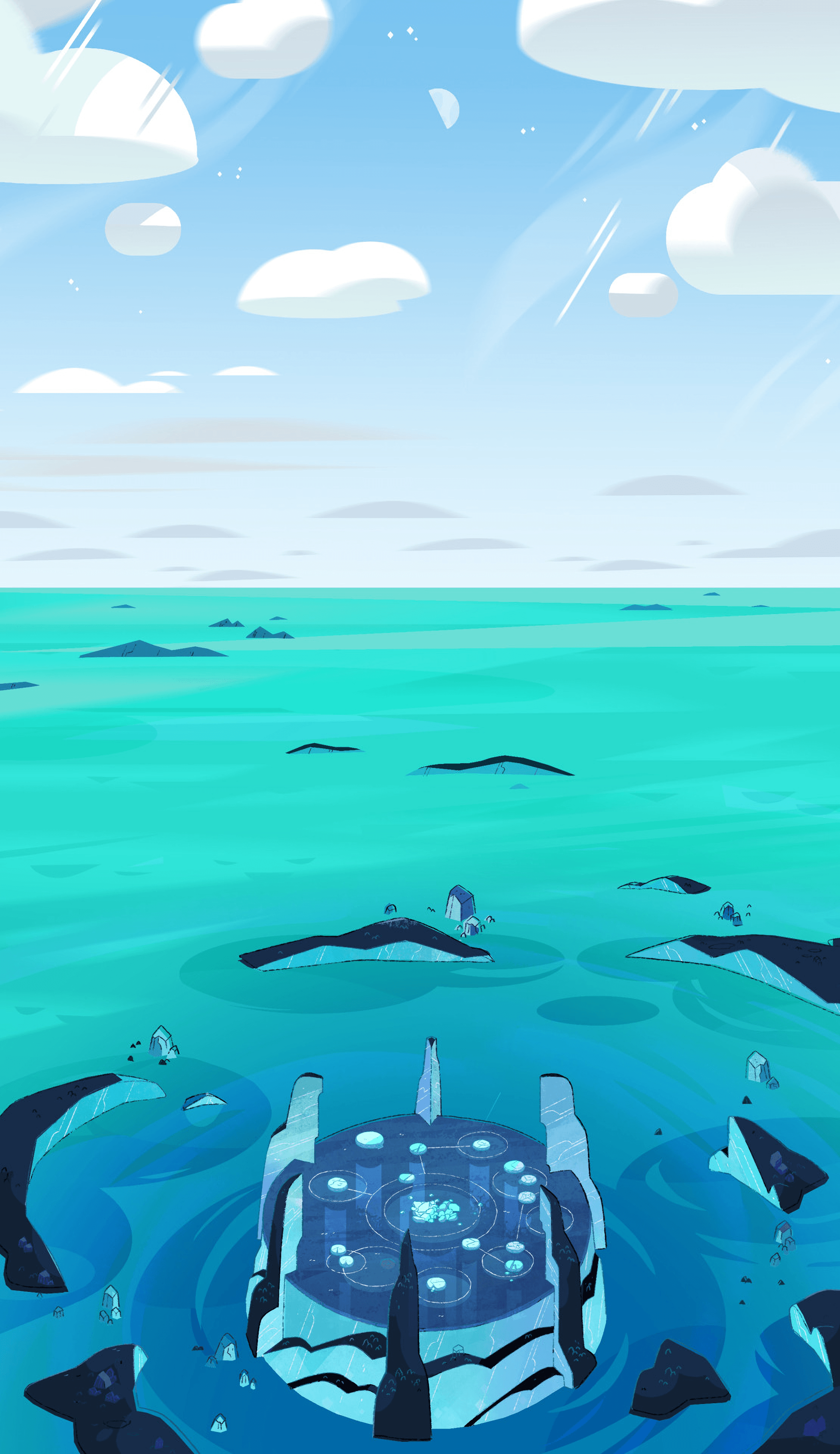 2220x3840 Steven Universe Art Phone Wallpaper