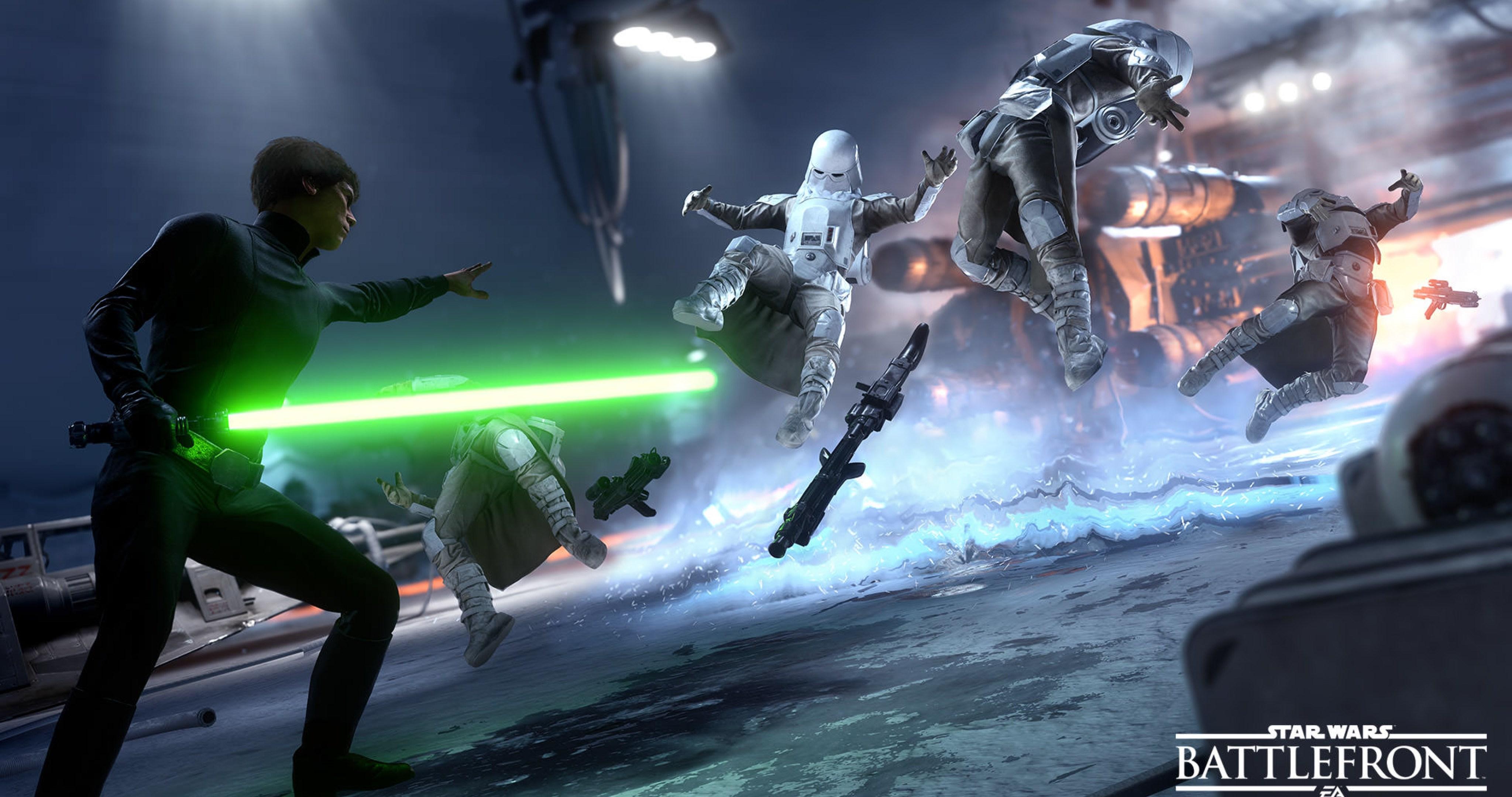 4096x2160 star wars luke skywalker force attack 4k ultra HD wallpaper High quality walls