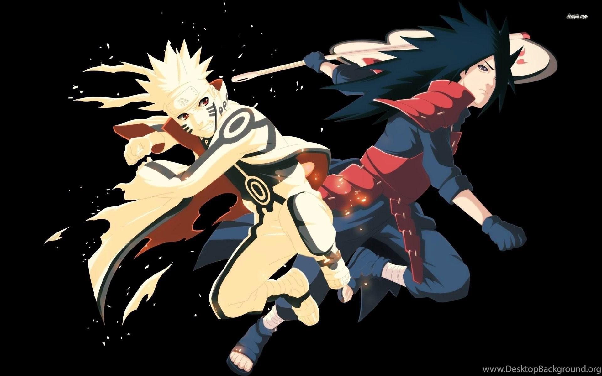 1920x1200 Naruto Uzumaki And Madara Uchiha Wallpaper Anime Wallpaper Desktop Background