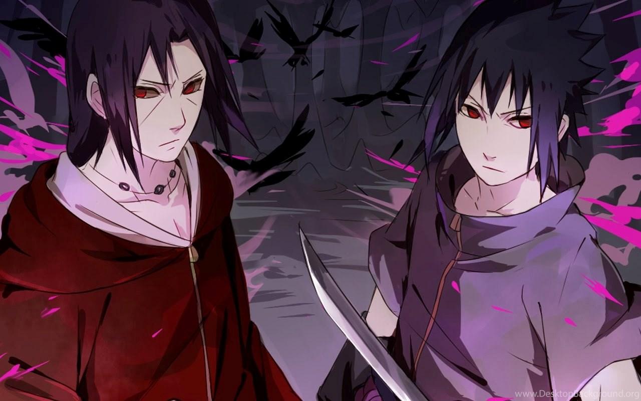 1280x800 Uchiha Itachi And Sasuke Cool Wallpaper Desktop Background