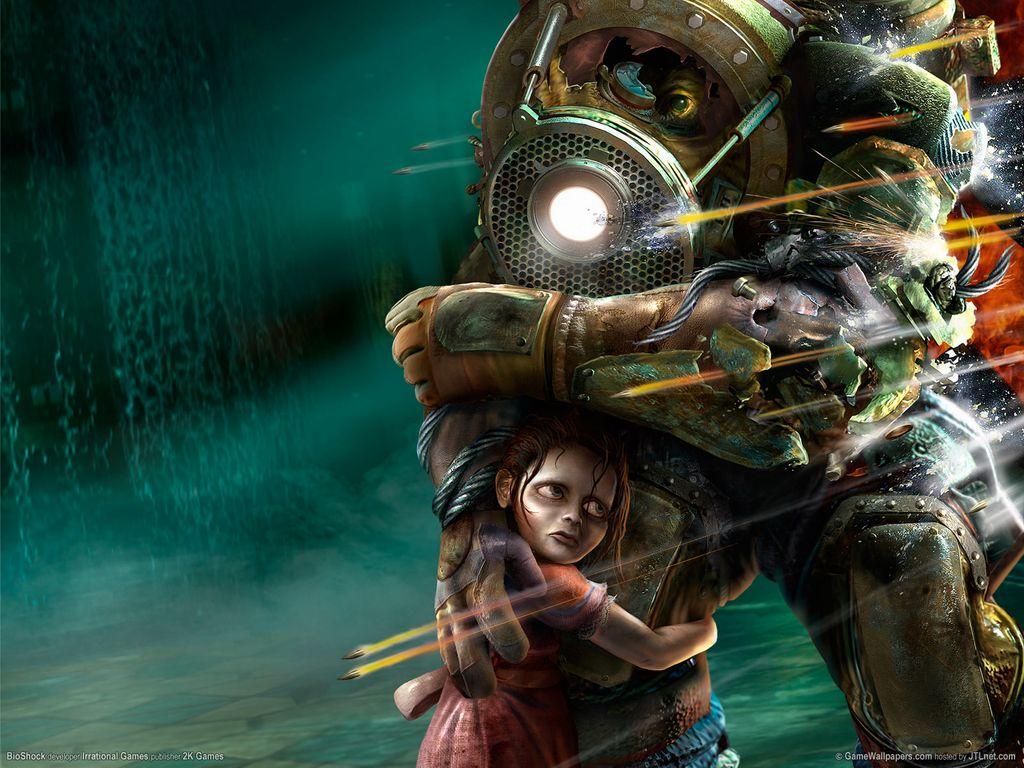 1024x768 Bioshock Big Daddy Desktop Wallpaper Mod HD Wallpaper