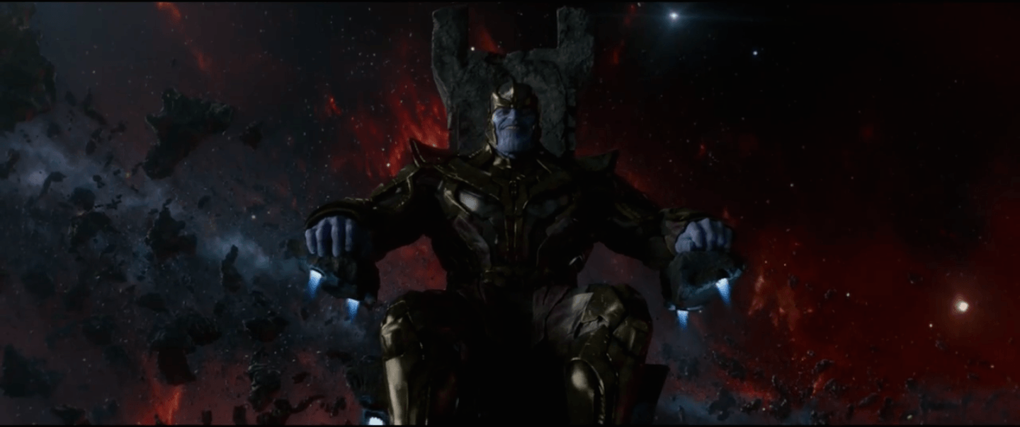 1440x604 GUARDIANS OF THE GALAXY (2014): Thanos (Josh Brolin) 1st Official