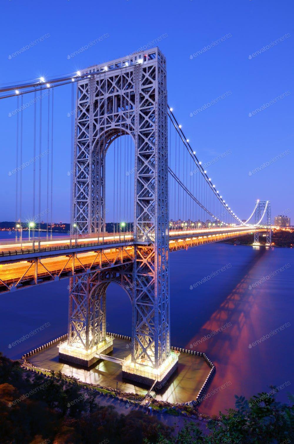 1000x1510 George Washington Bridge in New York photo by SeanPavone on Envato Elements. George washington bridge, Bridge photography, City photography