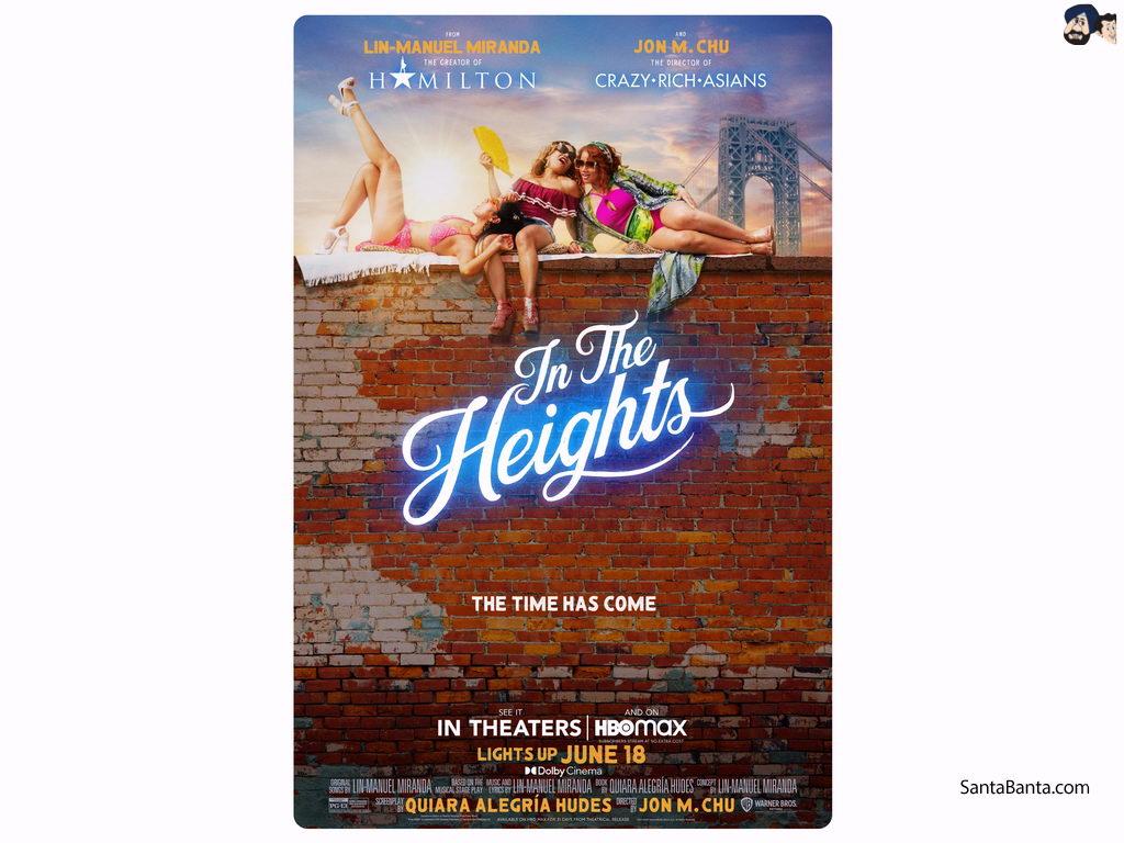 1024x768 In the Heights` an English musical drama film